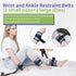 Medical Bed Restraints for Wrists & Ankles, Patient Restraint Band with Adjustable Buckle, Bed Limb Holders Hospital