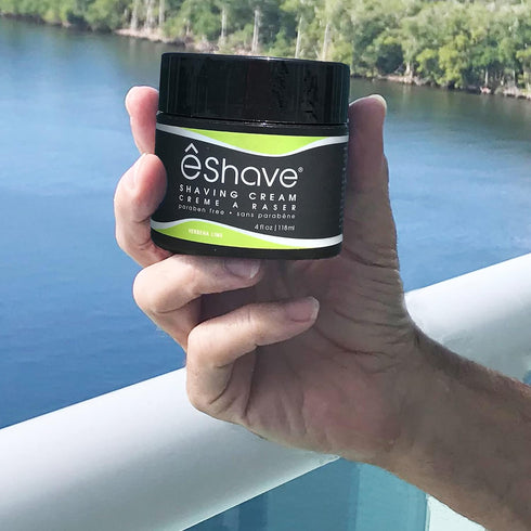 Shaving Cream for Men, Verbena Lime, Prevents Shaving Irritation, Rich Lather for Smoothest Shave
