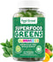 Super Greens Gummies - Green Superfoods Supplement with Spinach, Broccoli, Kale, Beet