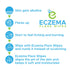 Inflammation 72ct Eczema Flare Wipes - All-Natural Fast Acting Eczema Relief, Anti-Itch, Reduces & Protects Skin