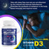 Melatonin 40 mg for Adults - Fast Dissolve & Chewable Sublingual Sleep Supplement with Vitamin D3 & MSM, 180 Servings