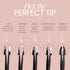 Tweezers Set - 5-piece Stainless Steel Slant Tip and Pointed Eyebrow Tweezers for Precision Hair Removal