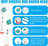 GENKENT 8 Pack Replacement Toothbrush Heads for Oral B Braun Pro 1000/500/1500/3000/5000/6000