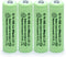 Solar Light Batteries AA Ni-MH 600mAh 1.2V Rechargeable for Garden Lights, Remotes (4 Pcs)