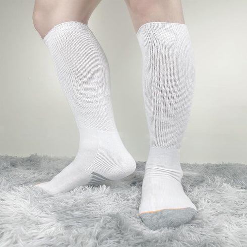 Ioryzek 2 Pairs Walking Boot Socks Liner air Cam Walker Cast Socks Fracture Boot Brace Breathable Surgical Orthopedics