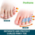 Povihome 10 Pack Pinky Toe Separator for Overlapping Toes, Spacers for Morton's Neuroma Pain Relief
