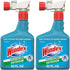 Windex Concentrated Outdoor Glass Cleaner - Patio Cleaner with Hose Attachment, 32 Fl Oz, Pack of 2