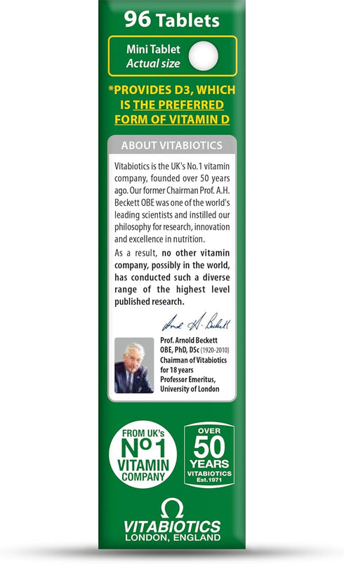 Vitabiotics Ultra 96 Ultra by Vitabiotics Vitamin D Tablets x