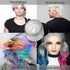 White Hair Color Wax, Natural Hairstyle Wax 4.23 oz, Temporary Cream for Party, Cosplay, Halloween