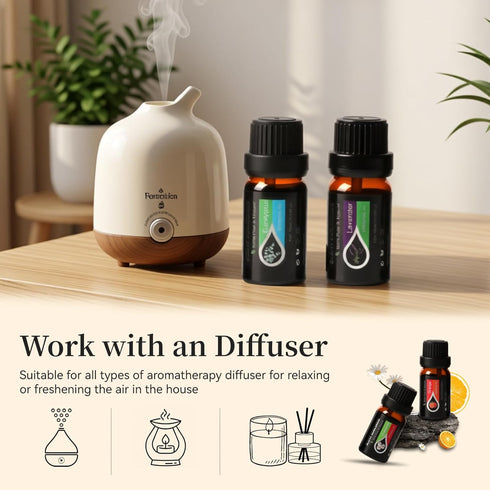 SCENT SORCERESS Set, 20 10ML Essential Oils x Essential Oil Gift for Diffuser, Massage, Humidifiers, Sleep, Refreshing