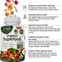 Organic Superfood Greens Fruits and Veggies Complex - Dietary Supplement with 14 Greens & 14 Fruits & Vegetables,