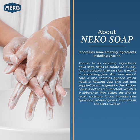 Neko Germicidal Soap - 2.82 oz / 80g: Family Bar Soap, Old Traditional Recipe