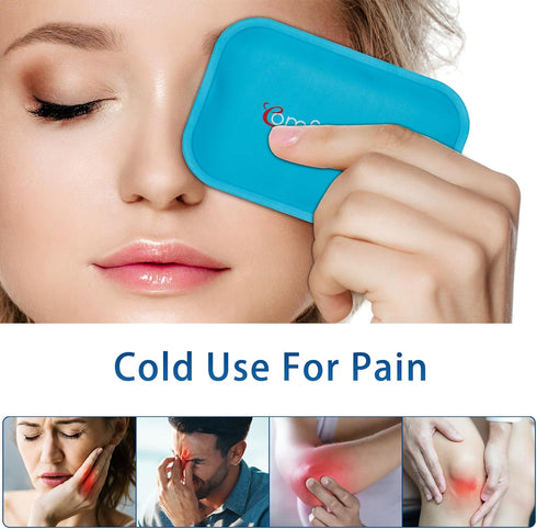 Small Ice Packs, 6 Packs, Reusable Mini Gel Cold Packs for Injuries, FSA HSA Eligible, Hot Cold Compress for Pain