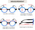 Eyekepper 4 Pack Round Reading Glasses for Women, Retro Readers Eyeglasses