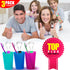 3 Pack Metal Tongue Scrapers, Stainless Steel Cleaner Scrubber for Kids Adults with Travel Case