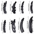 WILLBOND 8 Pieces Banana Clip Hair Clincher, Classic Ponytail Holder Maker Clips, Non Slip for Women