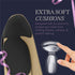 Ballotte Premium Silicone Heel Pads for Shoes, Soft Heel Grips for Big Shoes, 8-Pack (Double Cushioned)