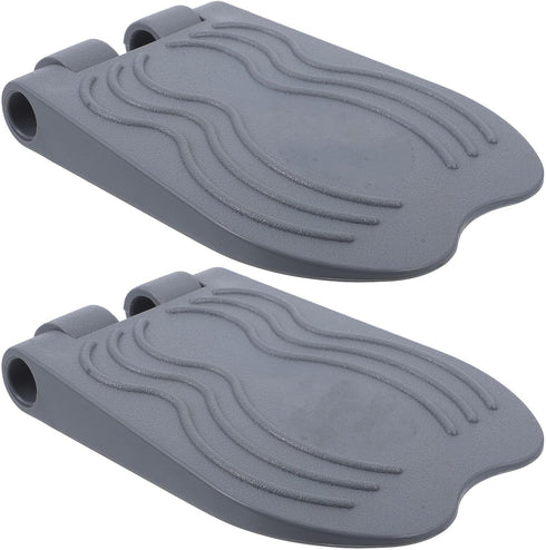Universal Wheelchair Footplates 2pcs Set Heavy Duty Sturdy Pedal Footrest Replacement for