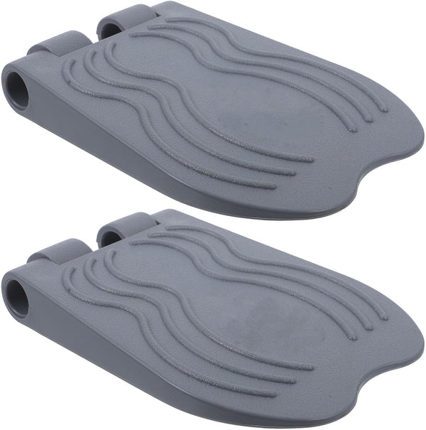 Universal Wheelchair Footplates 2pcs Set Heavy Duty Sturdy Pedal Footrest Replacement for