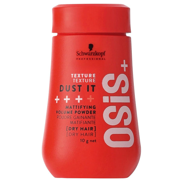OSiS+ Dust It - Mattifying and Texturizing Volume Powder, Long-Lasting Hold, Strong Control for Different Hair Styles