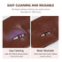 2Pcs 3D Reusable Silicone Makeup Practice Face, Mannequin Aid for Beginners and Professionals (Black+White)