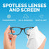 One Tap Only 6 Pack 6x7Inch 3 3 Microfiber Cleaning Cloths LintFree Lens & Screen Cleaner Eyeglass Camera Phone Tablet