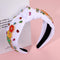 Mexican Headband for Women - Cinco De Mayo Beaded Fiesta Knotted Headband with Rhinestone Crystal Embellishments
