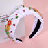 Mexican Headband for Women - Cinco De Mayo Beaded Fiesta Knotted Headband with Rhinestone Crystal Embellishments