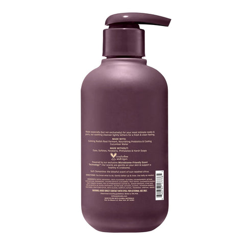 Niches & Nooks 7 oz Gentle Nooks Cleanser Soft Clementine pH Balanced Feminine Wash for Women, Daily Intimate Cleanser