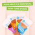 Skin Tone Bandages, Olive-Moderate Brown, Single Bag (30-Count; Green Bag)