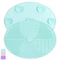Makeup Brush Cleaner Mat, Silicone Brush Cleaning Pad with Suction Cup for Makeup Brush Cleaning