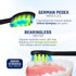 Set 4 90 Electric Toothbrush for Adults, Battery Operated Rechargeable Sonic Toothbrush, Travel Tooth Brush