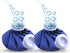 Ice Pack for Injuries, Reusable 2Pcs, Hot Water Bag for Therapy, No-Leak Elastic Ice Bag, Size 9" (Blue)