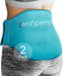 Comfytemp Ice Pack for Back Pain Relief, Reusable Gel Lower Back Wrap, 2 Packs, FSA HSA Approved, Hot Cold Compression