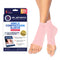 Doctor Developed Plantar Fasciitis Socks, Compression Foot Sleeves, Copper Ankle Brace for Heel Support (Pink, XL)