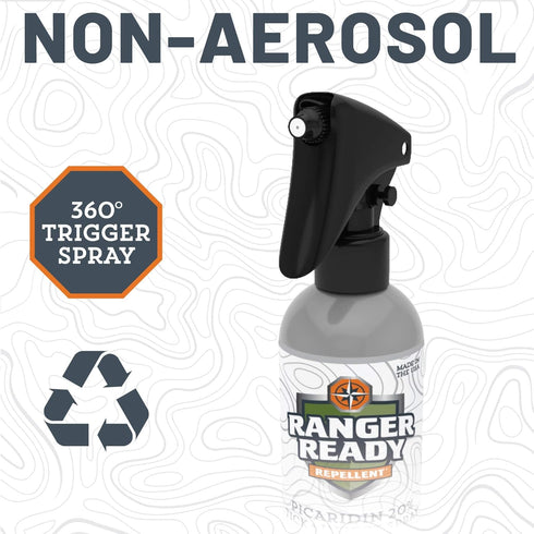 Ranger Ready Picaridin Insect Repellent Spray, Scent Zero Mosquito and Tick Spray (8 oz., Pack of 1)