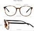 VisionGlobal Blue Light Blocking Glasses for Women/Men, Anti Eyestrain, Stylish Oval Frame, Tortoise, +1.75
