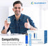 G-425-2 Blood Glucose Test Strips, 100 Counts Test Strips for Diabetes + 100 Counts Blood Lancets, Only for Glucoracy G-425-2 Meter Kit