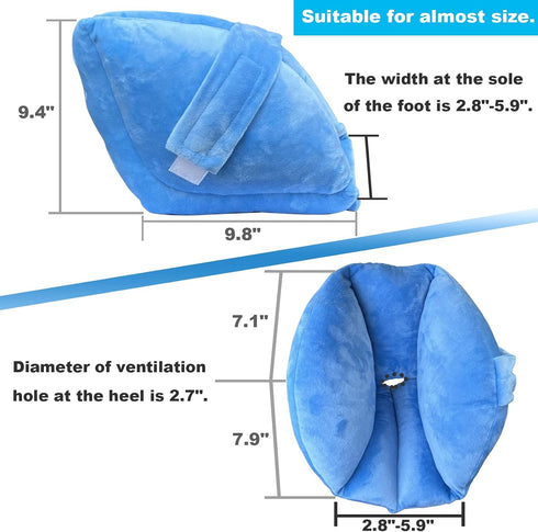 Jeelathy 1 Heel Protector Cushion Foot Support Pillow for Pressure Sores & Ulcers, Piece Foot Elevation Pillow Ankle