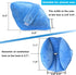 Jeelathy 1 Heel Protector Cushion Foot Support Pillow for Pressure Sores & Ulcers, Piece Foot Elevation Pillow Ankle