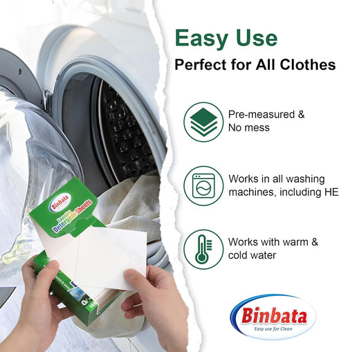 Laundry Detergent Sheets, Up To 128 Loads, Hypoallergenic Eco-Friendly Forest Scent, Biodegradable