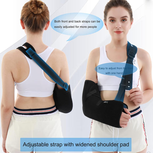 HKJD Immobilizer Arm Sling Shoulder sling for Shoulder Injury - Rotator Cuff Support Brace - Comfortable Medical Sling