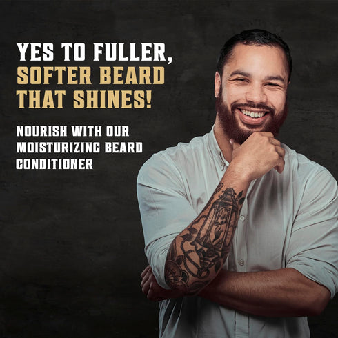 Viking Revolution Beard Wash & Conditioner for Men, Spiced Vanilla with Argan Oil & Jojoba Oil, 5oz Beard Care