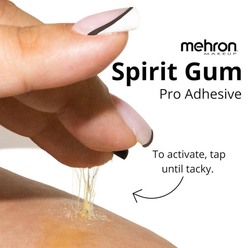 Mehron Makeup Spirit Gum & Remover Combo Kit - Professional Cosmetic Glue for Face, Skin, & Body