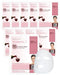 DERMAL Wine Collagen Essence Korean Facial Mask, Pack of 10, Hydrating & Revitalizing Sheet for Tired Skin