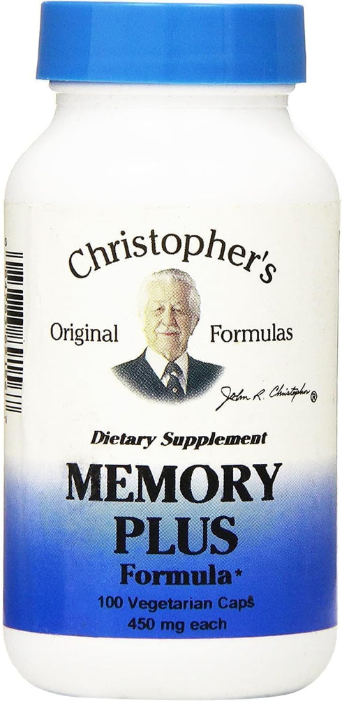 Dr. Christopher's Memory Plus Herbal Blend - Brain Supplements for Memory and Focus