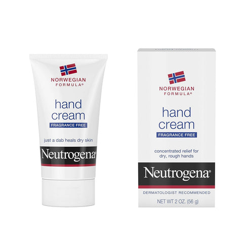 Neutrogena Norwegian Formula Moisturizing Hand Cream 2 oz for Dry, Rough Hands, Fragrance-Free
