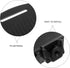 2pcs Adjustable Wheelchair Footrests Universal Sturdy Foot Pedals Lifting Stable Leg Rests Replacement Footplates