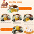WAMEIJU Egg Brush Cleaner, Egg Cleaner for Fresh Eggs, Cute Chick Shaped Egg Wash and Brush, Washing Egg Tool