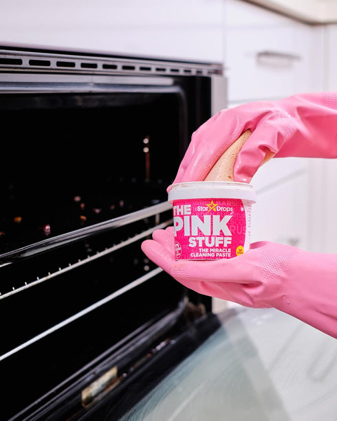 Stardrops - The Pink Stuff Miracle Cleaning Paste & SQeeZY Scrubber Sponge Bundle for All-Purpose Cleaning